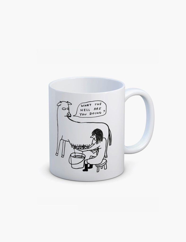 David Shrigley x Brainbox Candy What the Hell mug